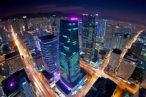 An Aerial View Of A Stadium At Night Background, Architecture, High ...