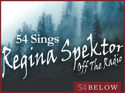 54 Sings Regina Spektor: Off the Radio Tickets | New York | TodayTix