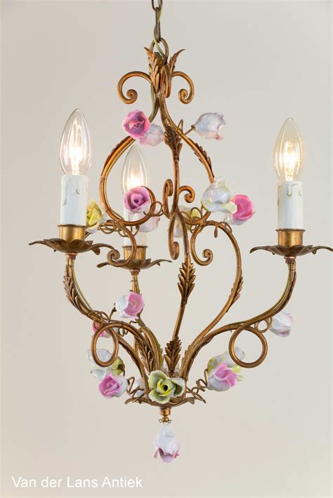 Italian chandelier / sold - Van der Lans Antique Chandeliers