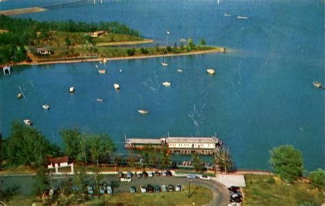 Air View Boat Dock And Harbor, Kentucky Lake State Park Scenic, KY