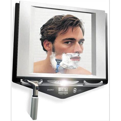 Fogless Lighted Shaving Mirror - Stainless Steel - Walmart.com