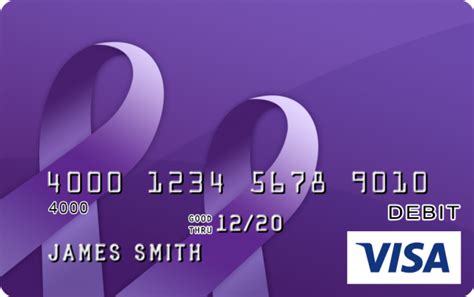 Purple Ribbon Design CARD.com Prepaid Visa® Card | CARD.com