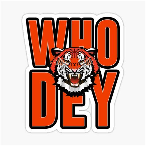 "Bengals" Sticker for Sale by Undefeatd | Redbubble