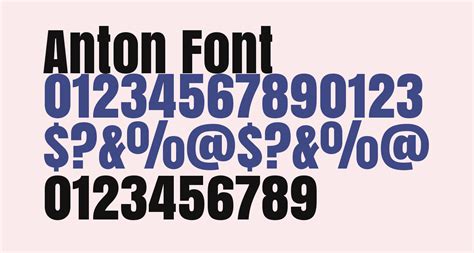 Anton free Font - What Font Is