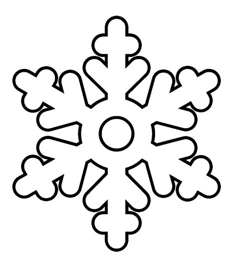 Simple Snowflake Drawing at GetDrawings | Free download