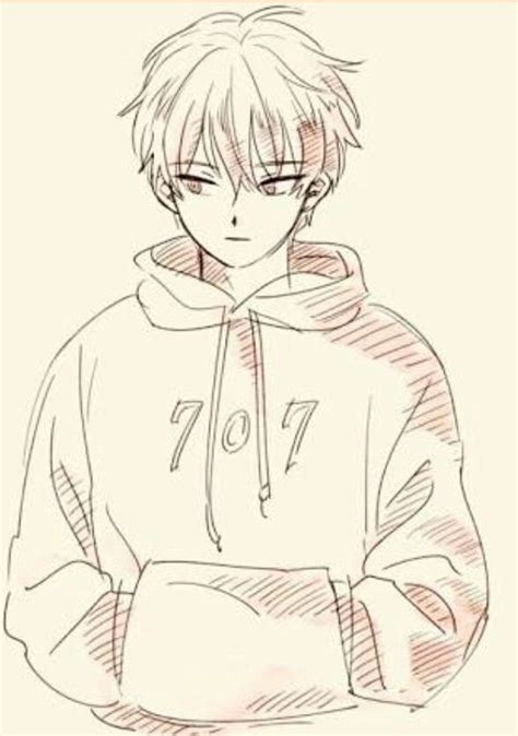 Pencil anime art | Cute boy drawing, Easy drawings, Anime sketch