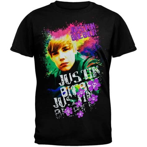 Justin Bieber - Justin Bieber - Painted 2010 Tour T-Shirt - Walmart.com - Walmart.com