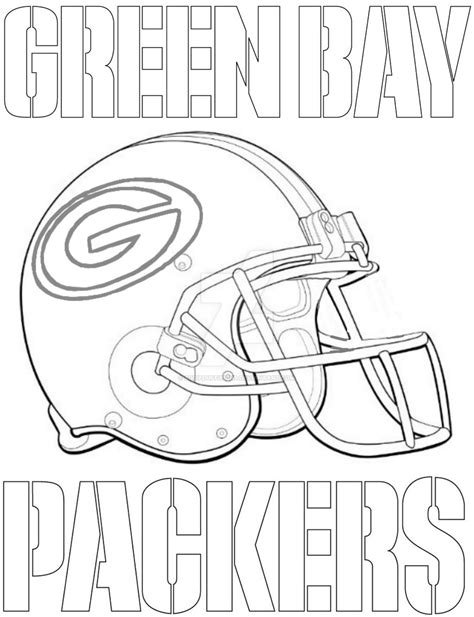 Green Bay Packers Coloring Pages Free