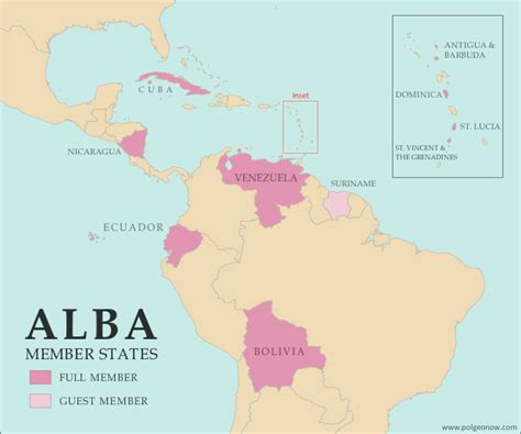 New ALBA Member: Saint Lucia (Map) - Political Geography Now