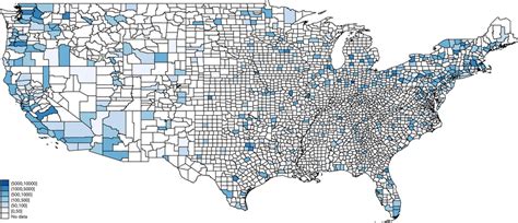 Counties involved in protests. This figure identifies the counties in ...