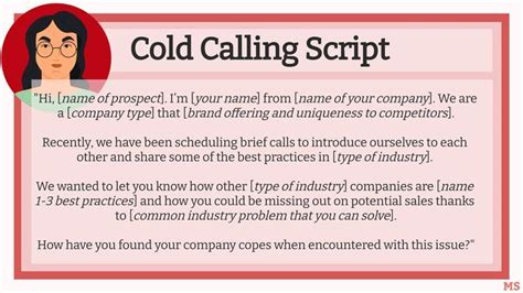 Cold Calling Script Template | Cold calling scripts, Cold calling, Cold ...