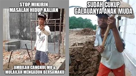 6 Meme Lucu Kuli Bangunan Saat Bekerja Ini Bikin Ngakak - Hot Liputan6.com