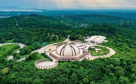 Beautiful Aerial View of Islamabad Monument in Awesome Weather Cr ...