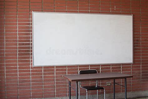 Empty Whiteboard in a Classroom Stock Photo - Image of indoors, adult: 113653270