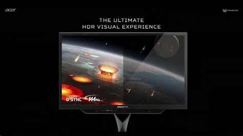 Acer Predator X27 Gaming Monitor Features HDR And Quantum Dot ...