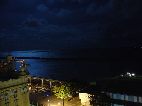 Sea,beach,night,moonlight,pier - free image from needpix.com