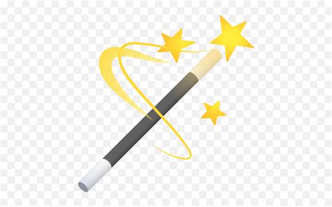 Magic Wand Emoji - Android Magic Wand Emoji Png,Magic Stick Icon - free ...