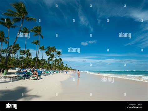 Bavaro Beach at Riu Bambu Hotel, Punta Cana, Dominican Republic Stock Photo - Alamy