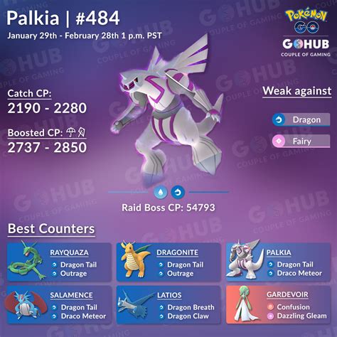 Palkia Raid Counters Guide: best Palkia counters in Pokémon GO | Pokémon GO Hub