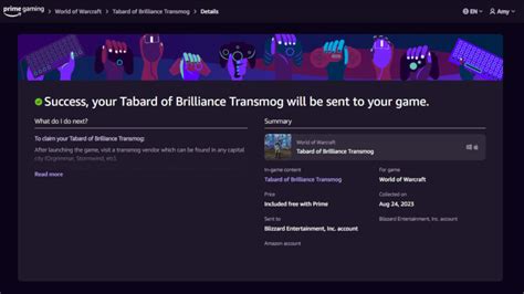 World of Warcraft players get free Tabard of Brilliance transmog | esports.gg