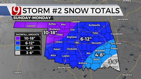 How Much Snow Could Oklahoma Get Valentine's Day Weekend?