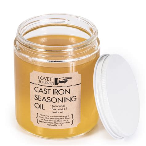 Cast Iron Seasoning Oil