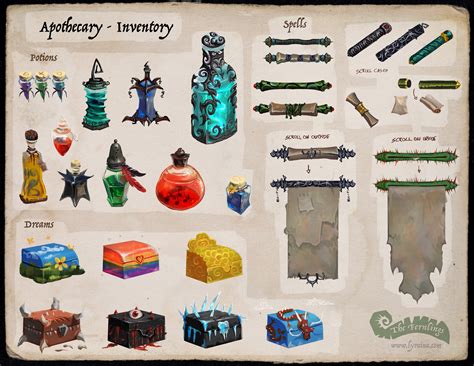 ArtStation - The Fernlings - Inventory