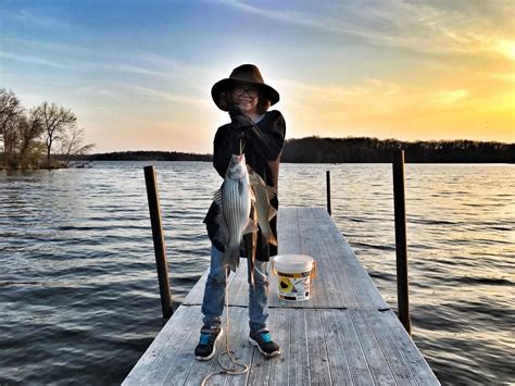 Gotta love Iowa fishing - nice catch, Gabi! Photo: Dave Halverson