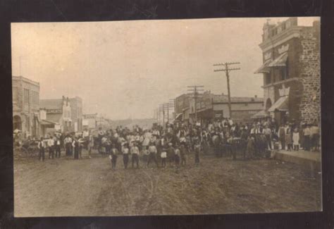 REAL PHOTO FAIRFAX OKLAHOMA DOWNTOWN STREET SCENE CROWDED POSTCARD COPY | eBay