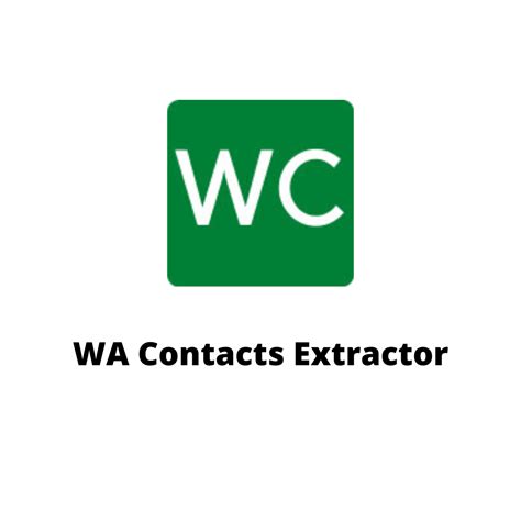 WA Contacts Extractor – So Lets Talk App