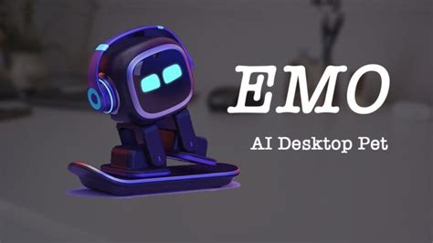 EMO AI Desktop Robotic Pet By Living AI - IndianAI.in