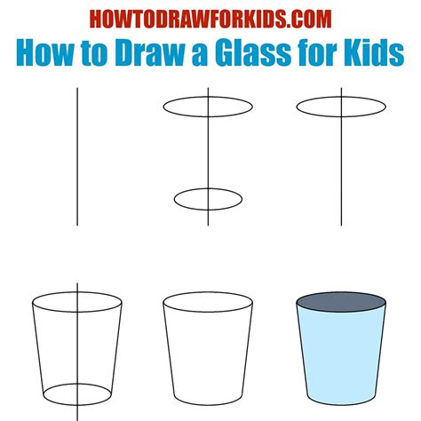 How to Draw a Glass for Kids | How to Draw for Kids