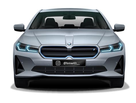 2023 BMW i5 Electric Sedan shows its face in a new rendering