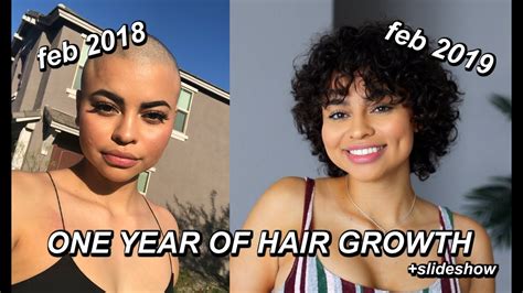 ONE YEAR OF HAIR GROWTH! (SHAVED HEAD TIME LAPSE) - YouTube