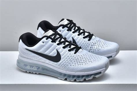 Nike Air Max 2017 White Black Running Trainers 849560-100 - FavSole.com