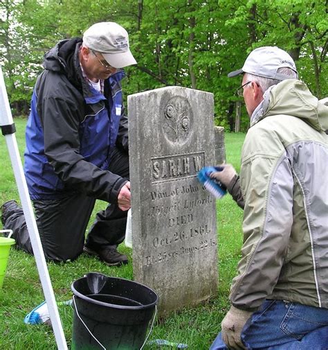 Maine Old Cemetery Association - Cleaning Gravestones | Homemade stain ...