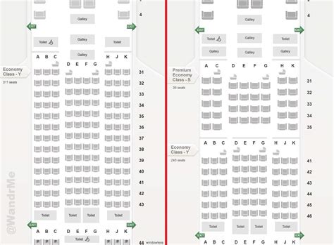 Checking out the Singapore Airlines Premium Economy Seat Map ...