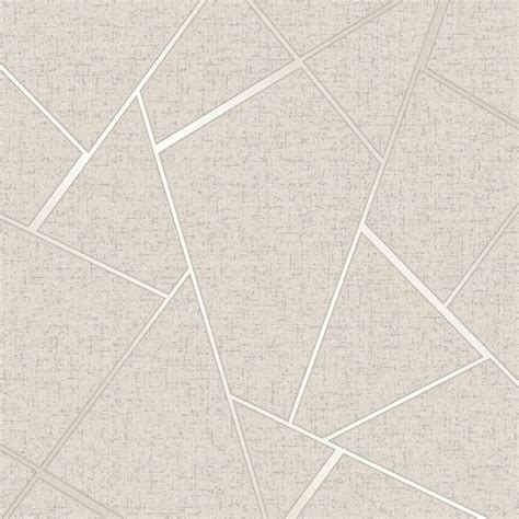 Quartz Cream Geometric Wallpaper by Fine Decor FD42281 Wall Wallpaper ...