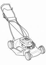 Coloring Page lawn mower  Free Printables Img 19112 sketch template