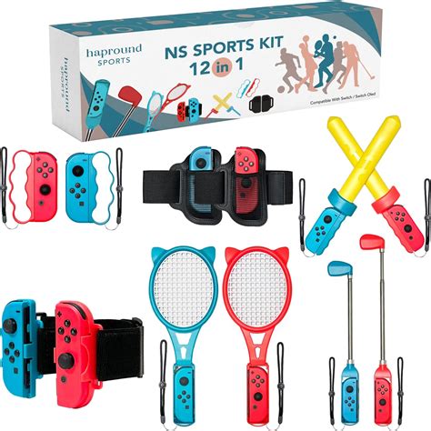 Amazon.com: HAPROUND 12 in 1 Switch Sports Accessories Bundle for ...