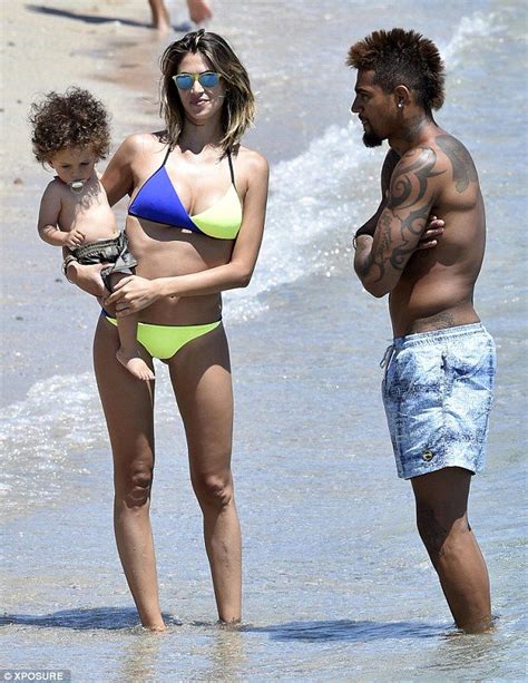 Kevin-Prince Boateng puts on a passionate display with wife Melissa | Daily Mail Online 28 Years ...