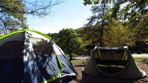 Camping in Turner Falls, Oklahoma - YouTube