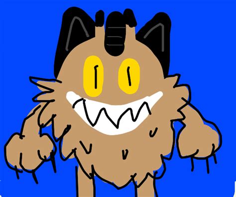 Galarian Meowth - Drawception