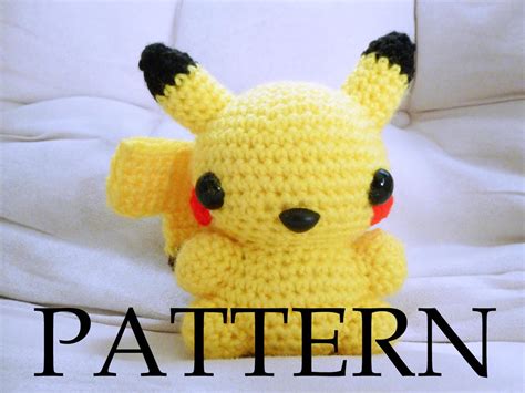 Pikachu Amigurumi Pattern Version 2 by The-love-of-Crochet on DeviantArt