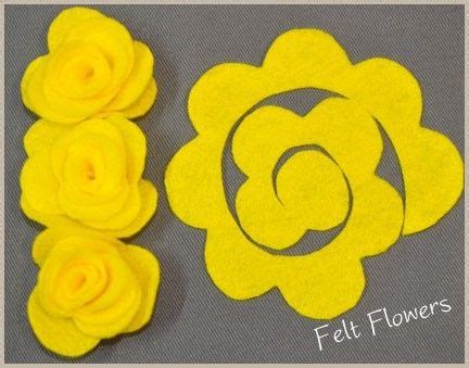 awesome felt flower tutorial | Flower crafts, Felt flower tutorial, Crafts