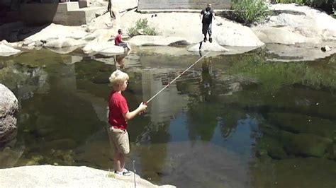 Chris Fishing Dinkey Creek - YouTube