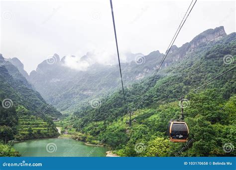 Tianmen Mountain Cable Car Station.Tianmen Mountain Cable Car The ...