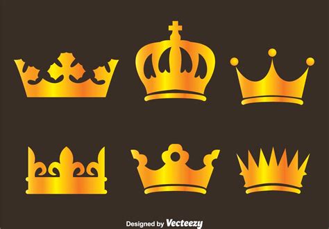 Gold Crown Logo Vectors 93838 Vector Art at Vecteezy