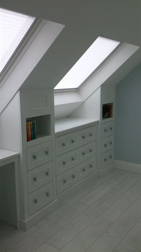 Bedroom storage ideas 105 | Small attic room, Loft storage, Slanted walls