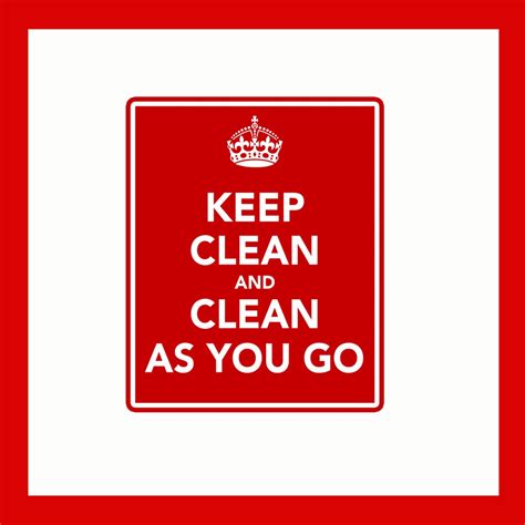 Clean as You Go Signage Laminated/PVC/Sticker | Shopee Philippines